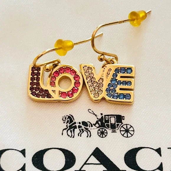 Coach Rainbow Love Earrings - Picture 5 of 12